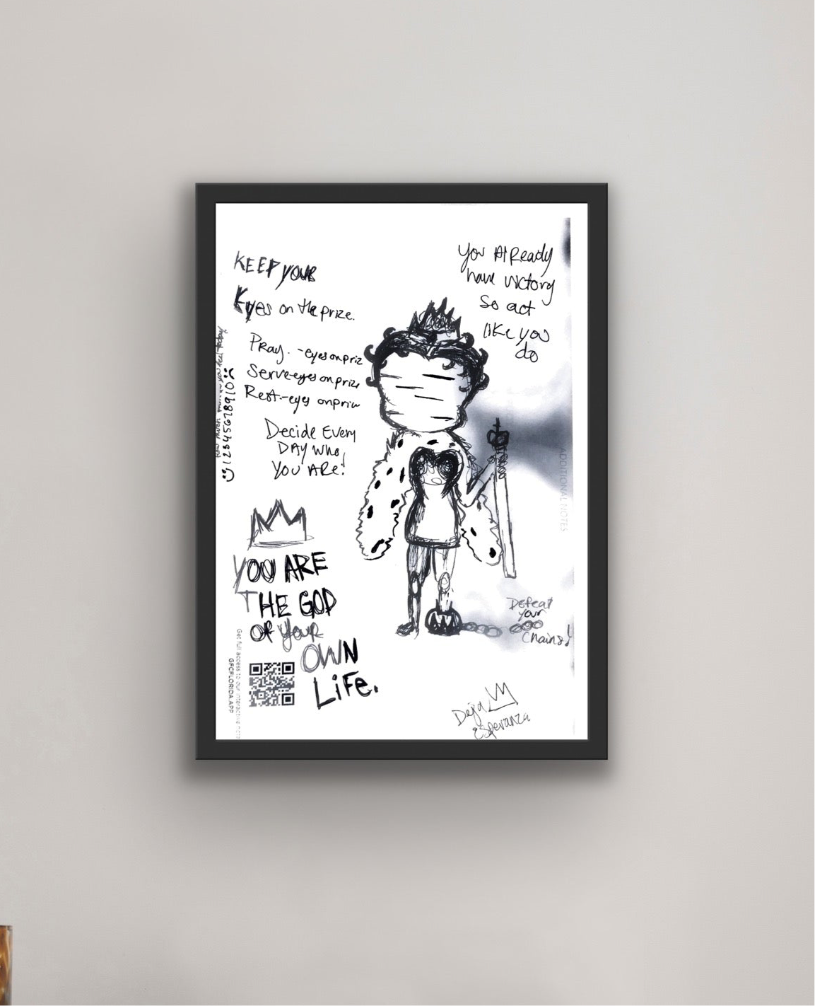 TAKE EN TO CHURCH SKETCH .PRINT