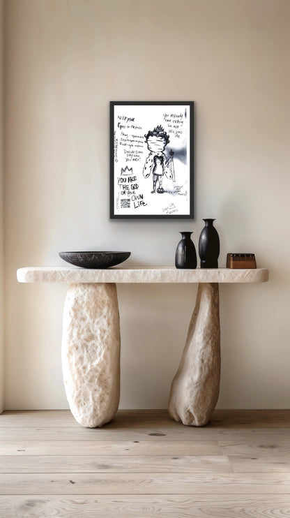 TAKE EN TO CHURCH SKETCH (Print)